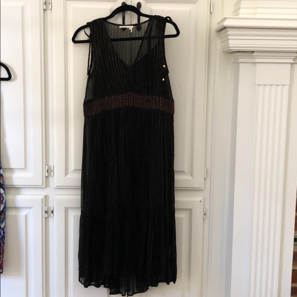 Anthropologie Dress Black Size 2